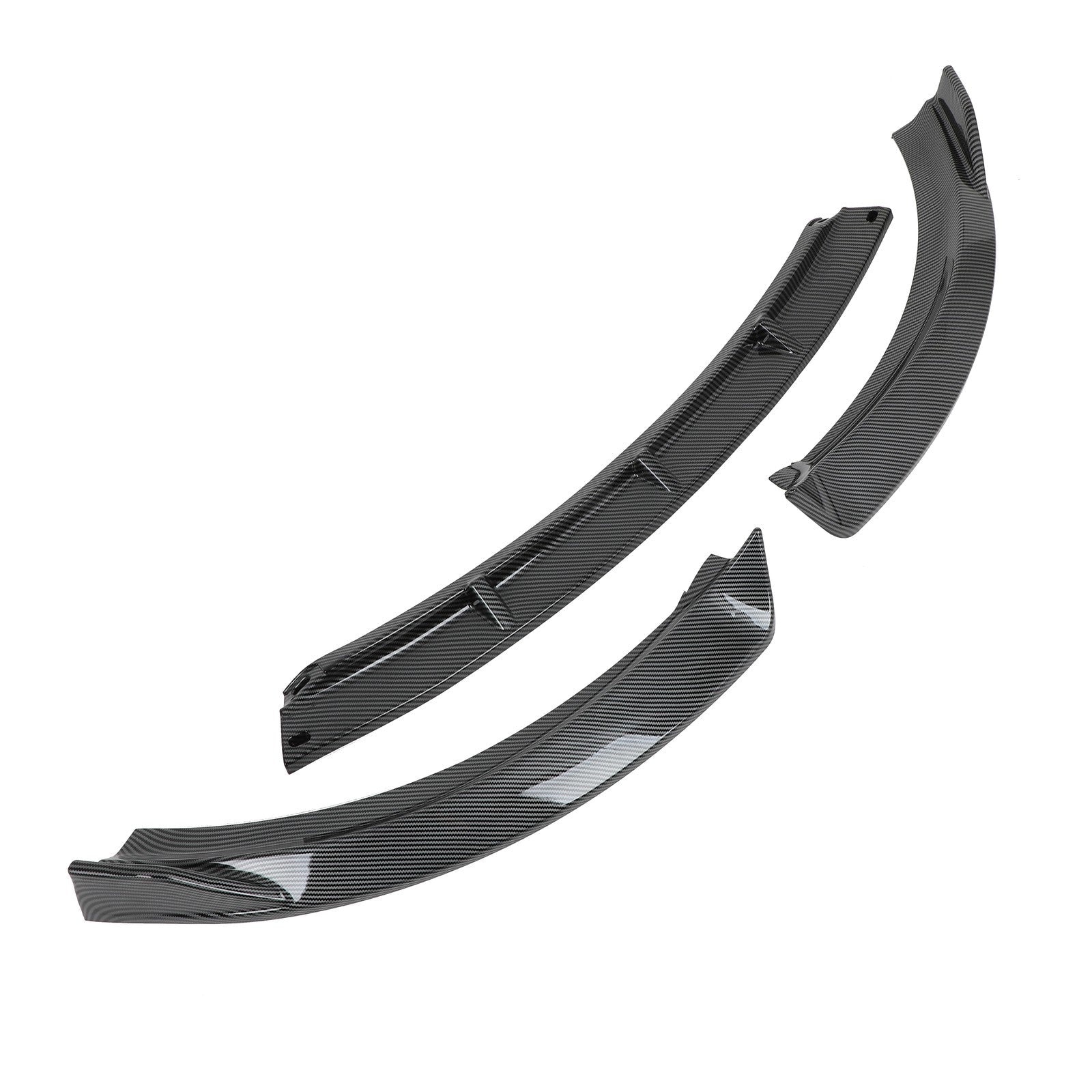 Carbon Look Fits 2010-2013 Kia Forte Forte5 Front Bumper Lip Spoiler 6B93BC-57