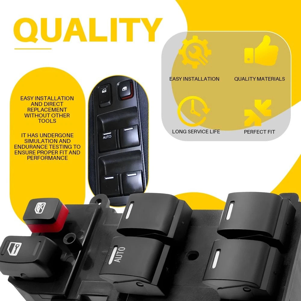 Front Driver Window Switch for Honda Fit 2009 2010 11 2012-2014 35750-T0A-A11 EA 6B93BC-57