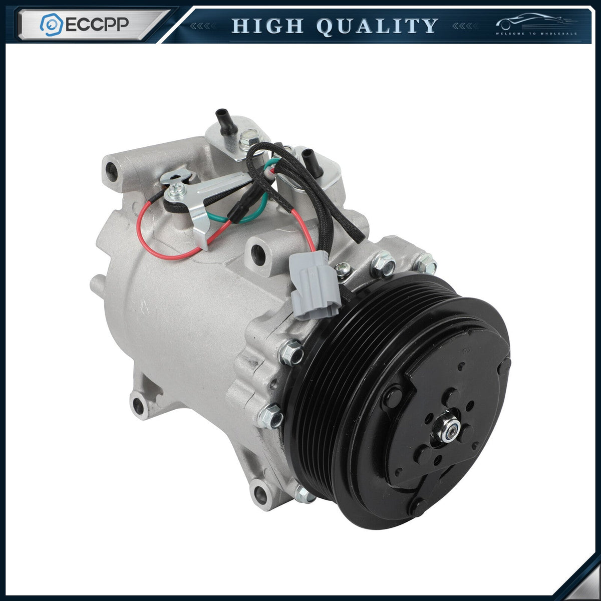 A/C AC Compressor With Clutch For 04-08 Acura TSX 2.4L L4 38810RBBA01 6B93BC-57
