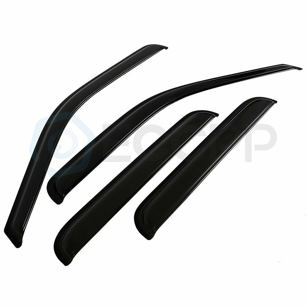 Window Visor Vent Rain Shades Deflectors For 99-16 Ford Super Duty Crew Cab 6B93BC-57