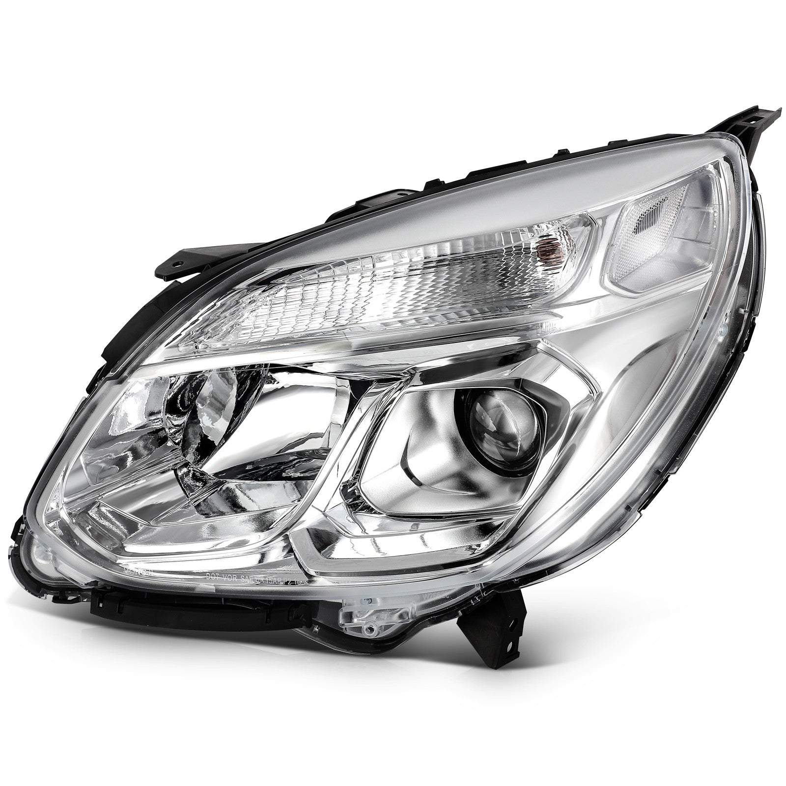 Pair Kit Headlights Assembly For 2016-2017 Chevrolet Equinox 2.4L 3.6L Chrome 6B93BC-57