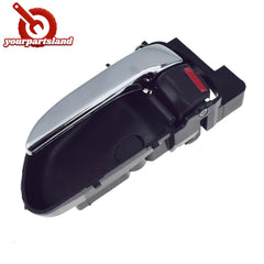 Front / Rear Left Inside Door Handle Shiny Chrome For Subaru Forester 2003-2008 6B93BC-57