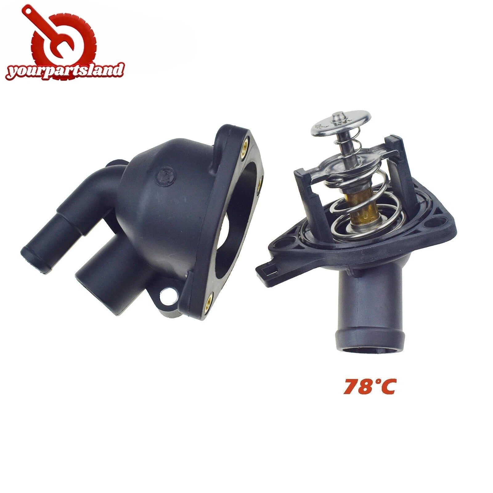 19320-RAA-A01 Thermostat Assembly & Housing For Honda Accord CRV CIVIC TSX ILX 6B93BC-57