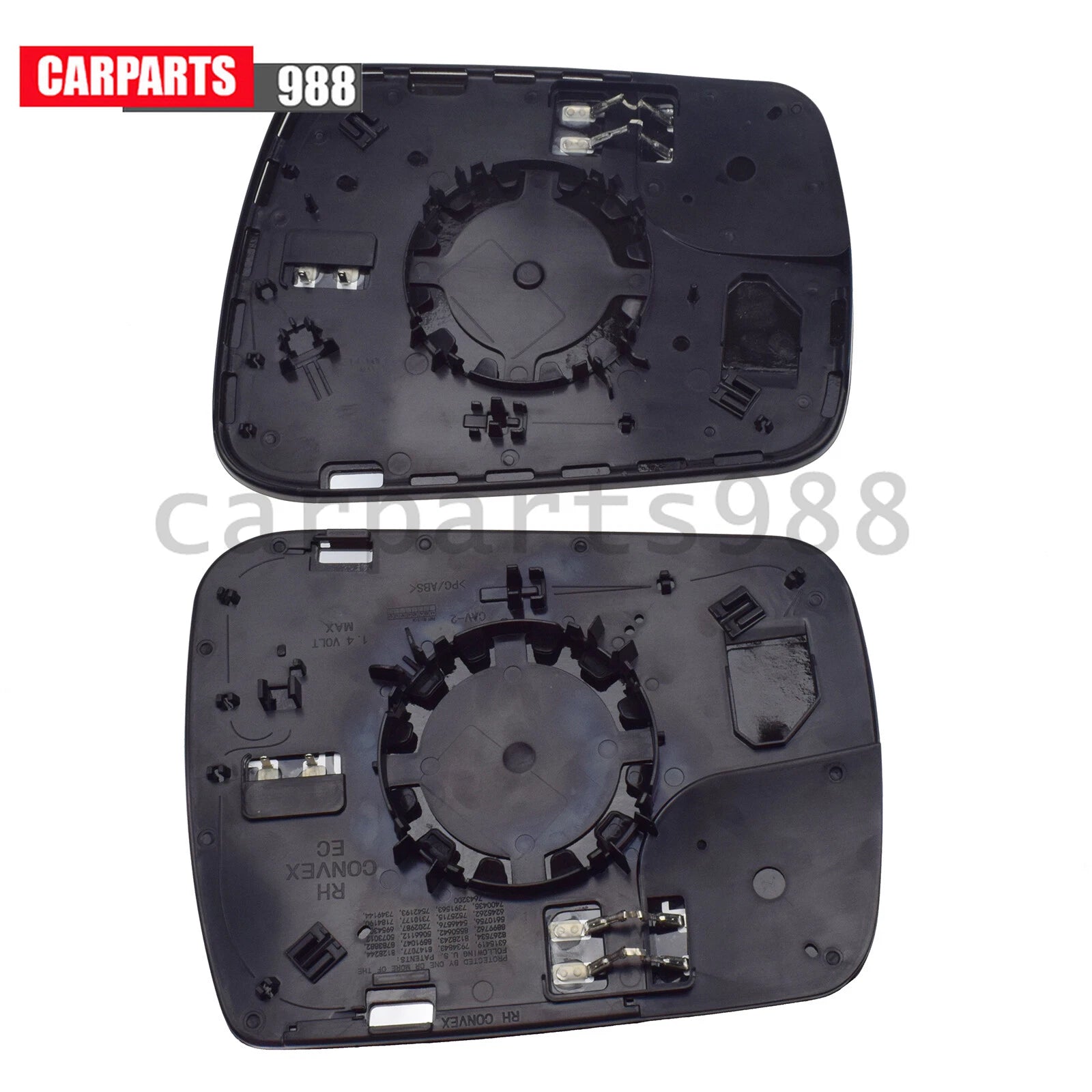 Left Right Exterior Mirror Glass Heated Blind Spot For Dodge Ram 1500 2019-2022 6B93BC-57