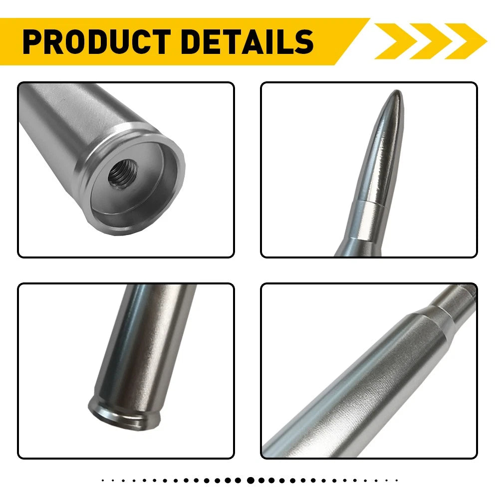 BULLET ANTENNA 50 CAL for CHEVROLET 1500/2500/3500/GMC SilverADO SIERRA EOA 6B93BC-57
