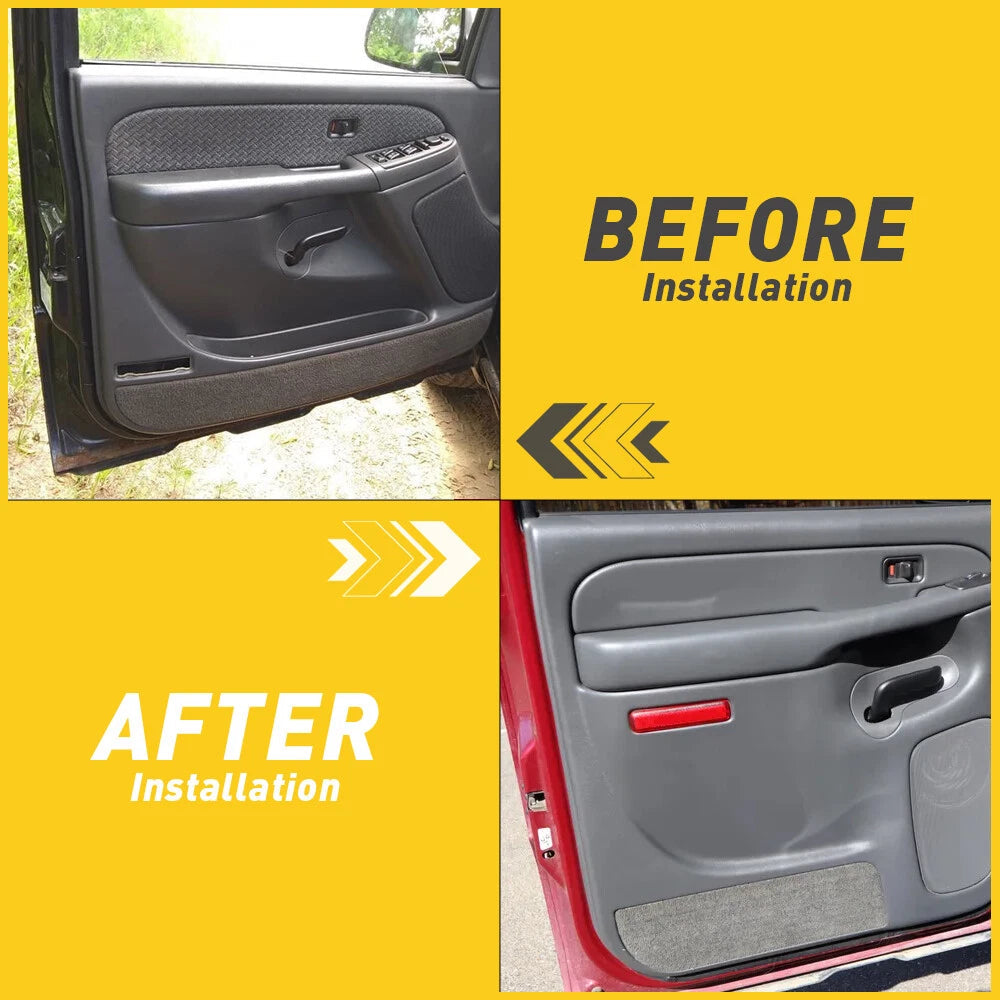 Rear Door Trim Panel Reflector For 03-06 Silverado 1500/2500 HD/3500 Crew Cab EA 6B93BC-57
