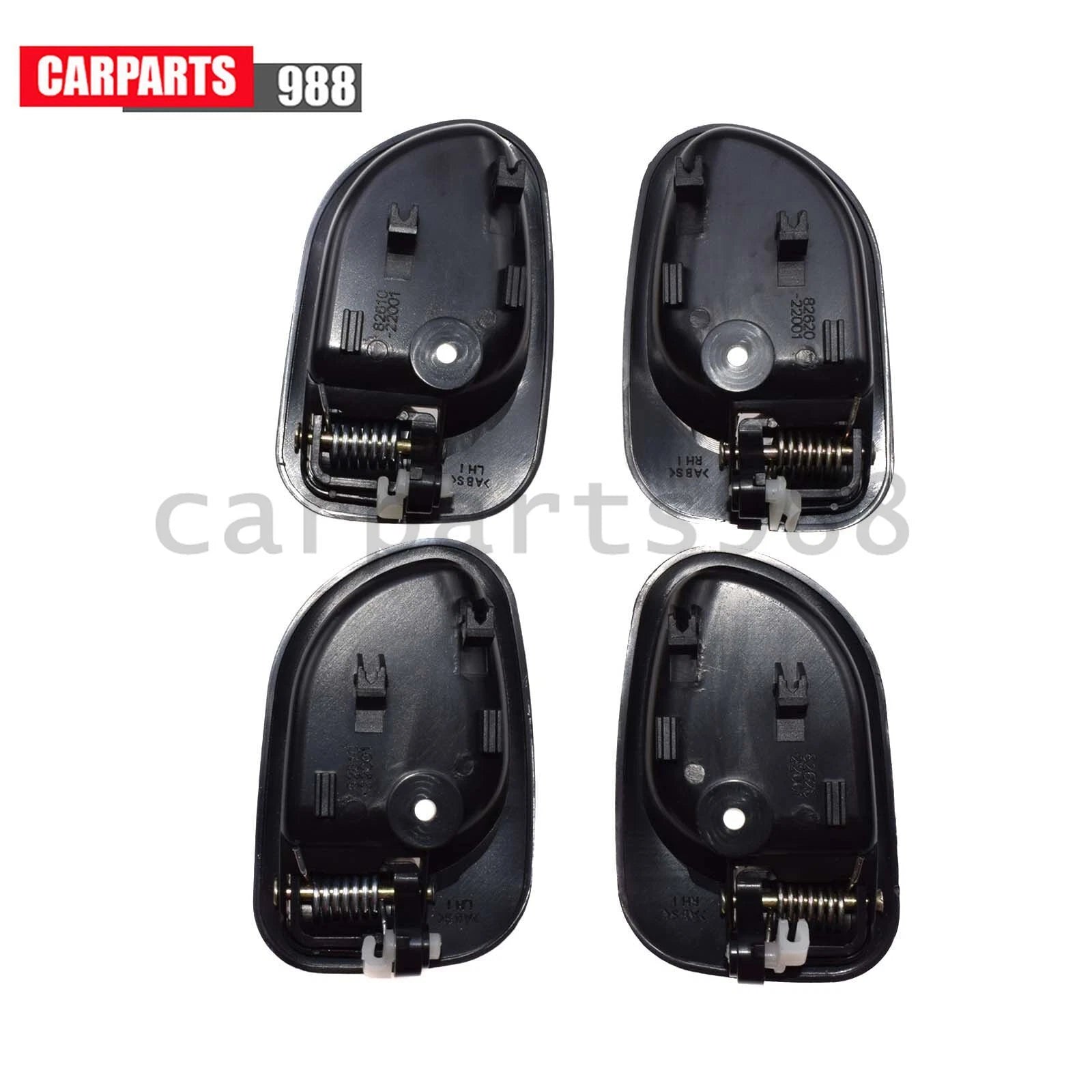 Black Inside Door Handle Front / Rear Left / Right for Hyundai Accent 1995-1999 6B93BC-57