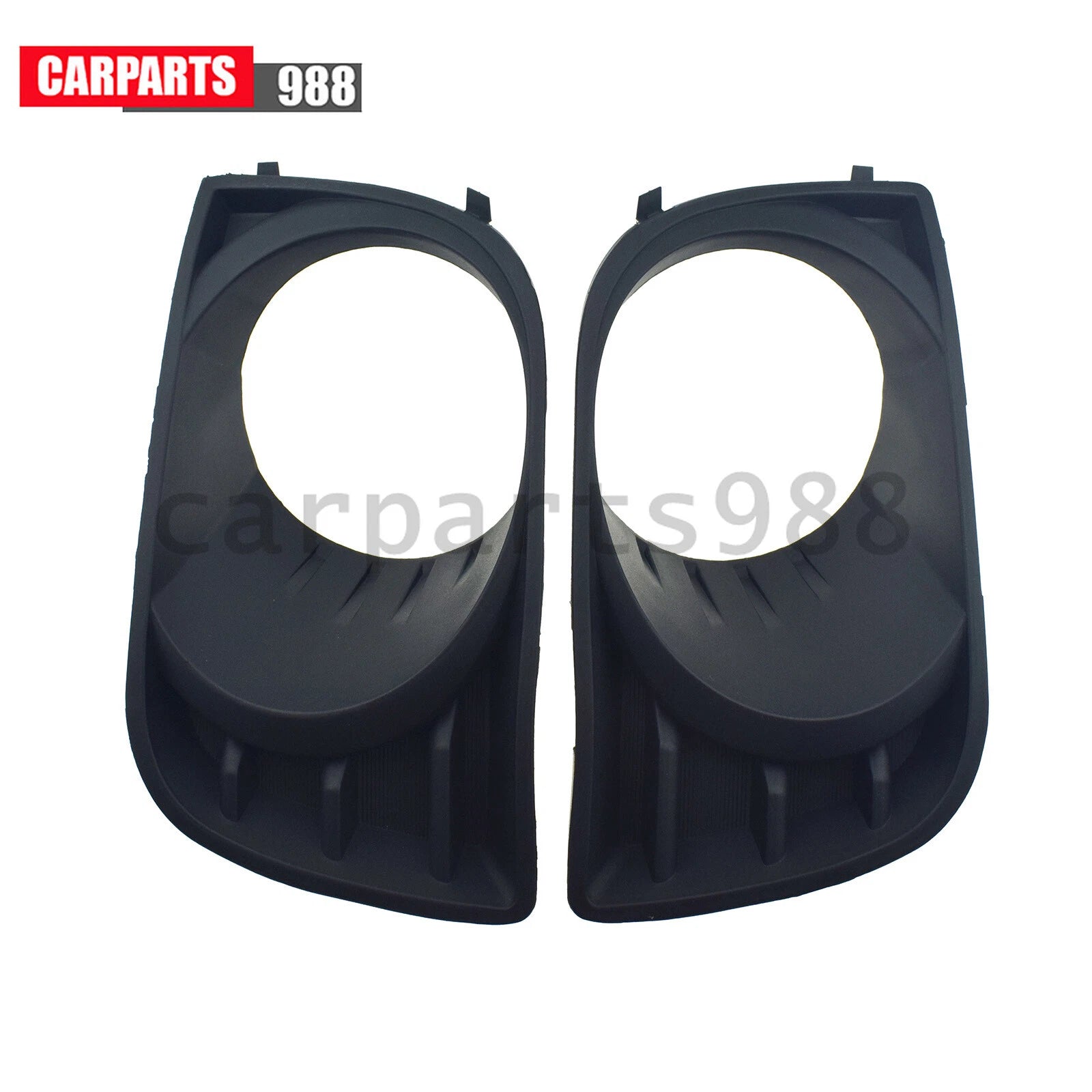 Pair Front Fog Light Cover Bezel For 08-17 Toyota Sequoia 814810C021 814820C021 6B93BC-57