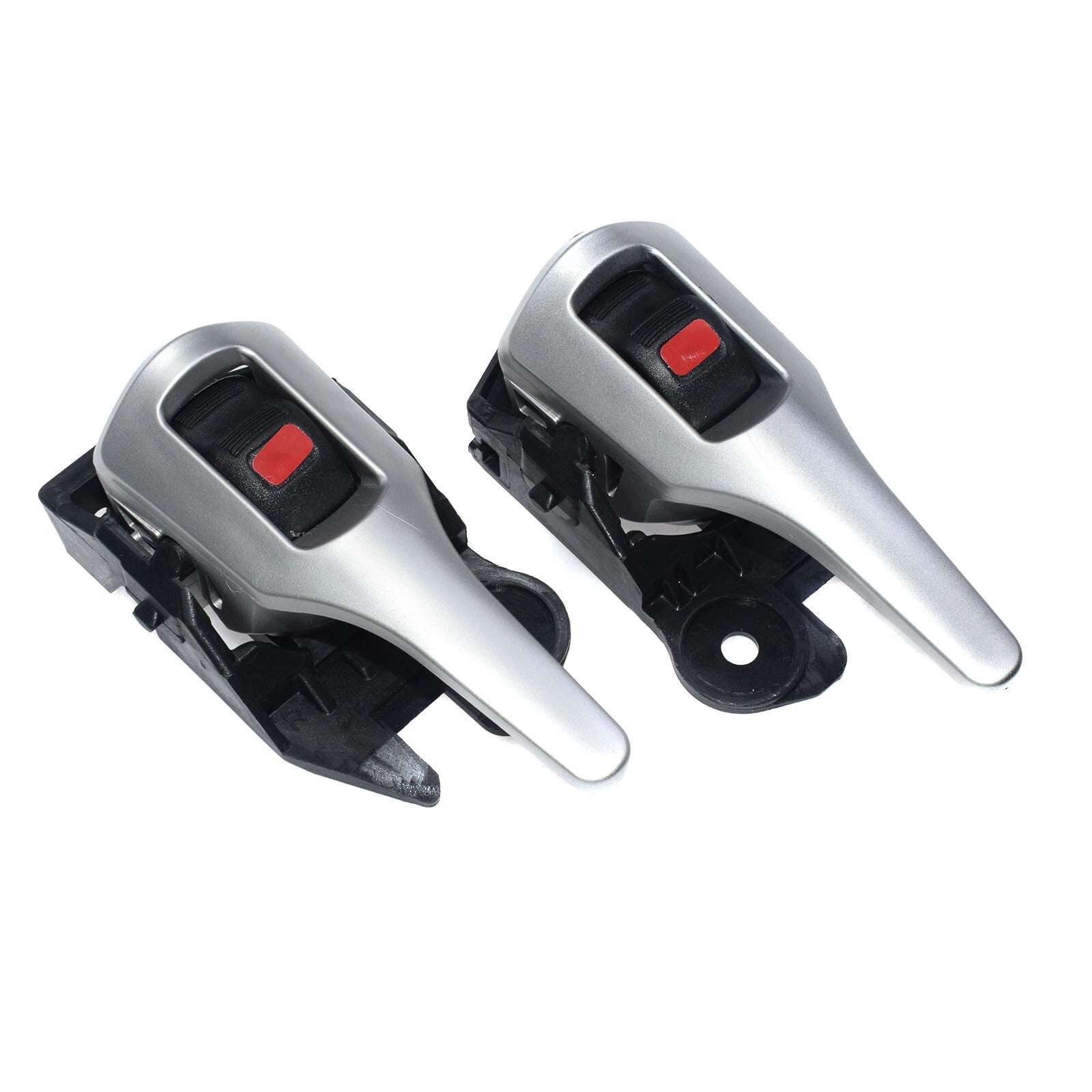 2Pcs Inside Door Handle Silver Left Right For 2009-2015 Toyota Corolla Matrix 6B93BC-57