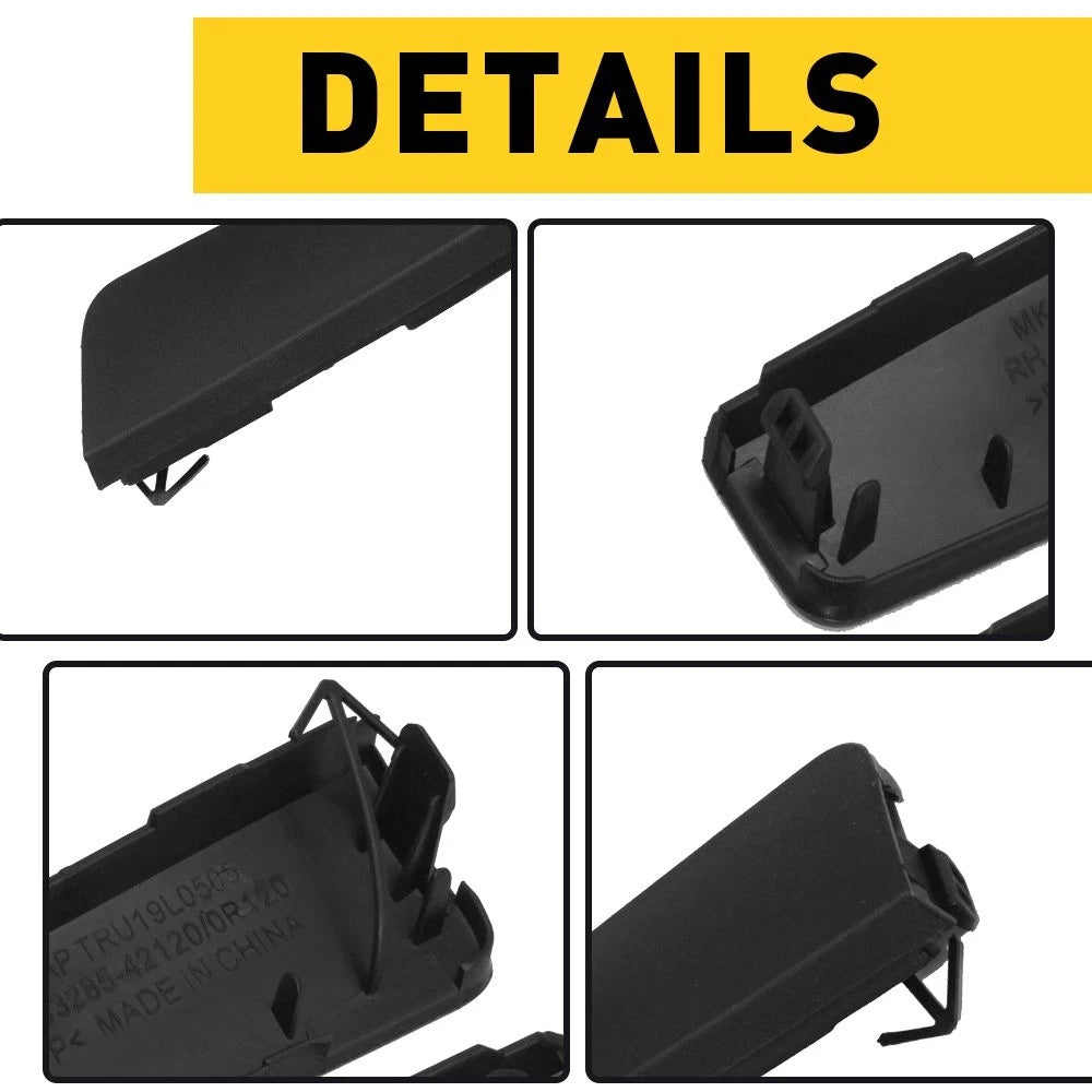 Left+Right Front Lower Tow Hook Cover For Toyota 2019-23 RAV4 OE#52438-0R901 EOA 6B93BC-57