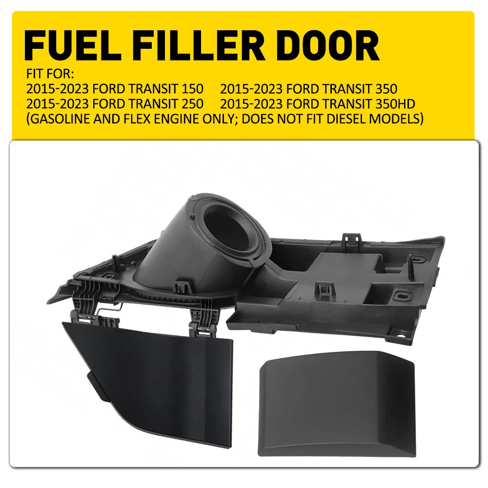 For Ford Transit Van 150 250 350 2015+ Fuel Gas Tank Door Cover Filler Assembly 6B93BC-57