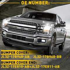 For 2018-2020 Ford F150 Front Bumper Insert Cover Lower Grille Trim Panel Black 6B93BC-57