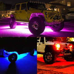 RGB LED Strip Under Car Tube Underglow Underbody System Neon Light Kit 5050 EOA 6B93BC-57