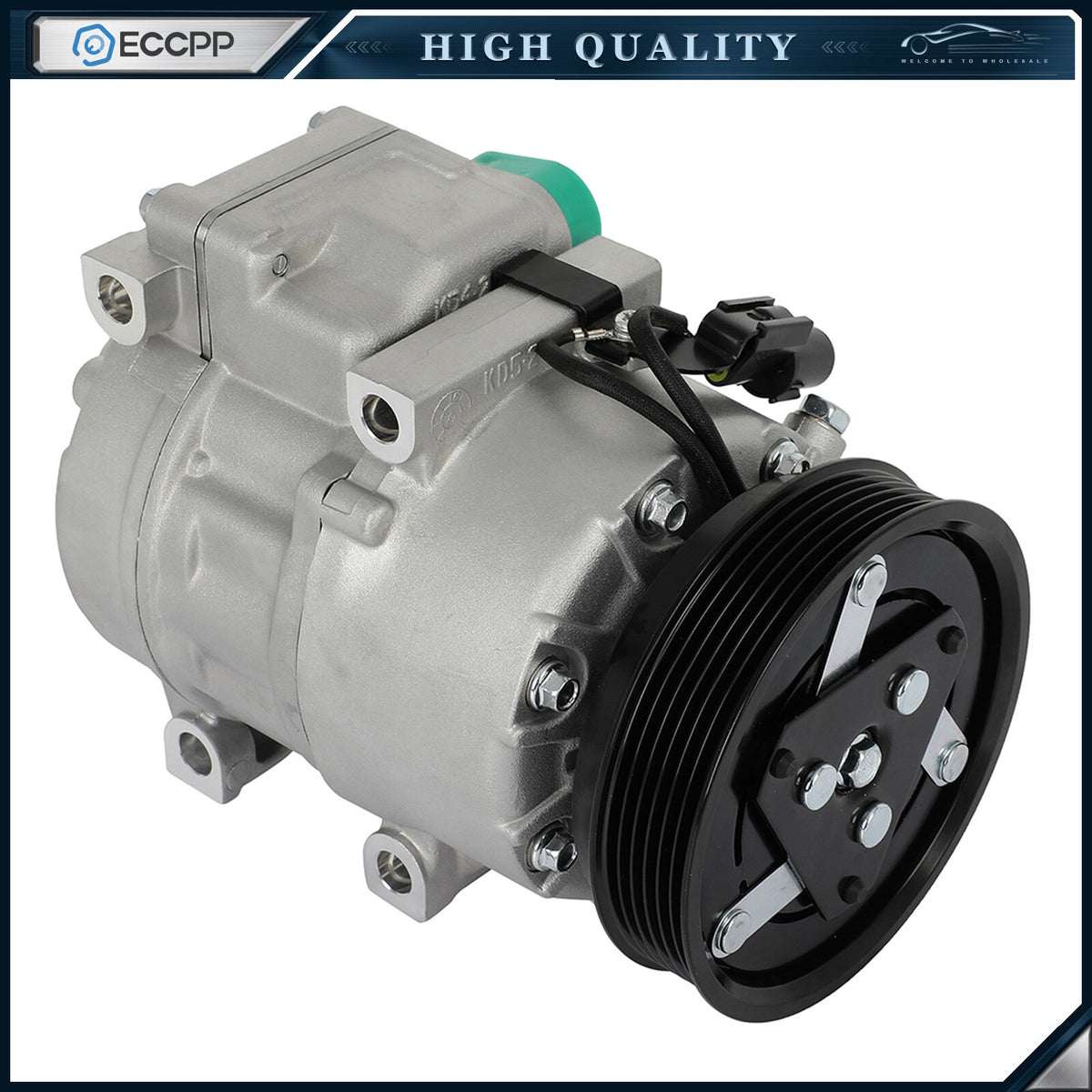 AC Compressor with Clutch Fits Hyundai Sonata 2.4L 2010
