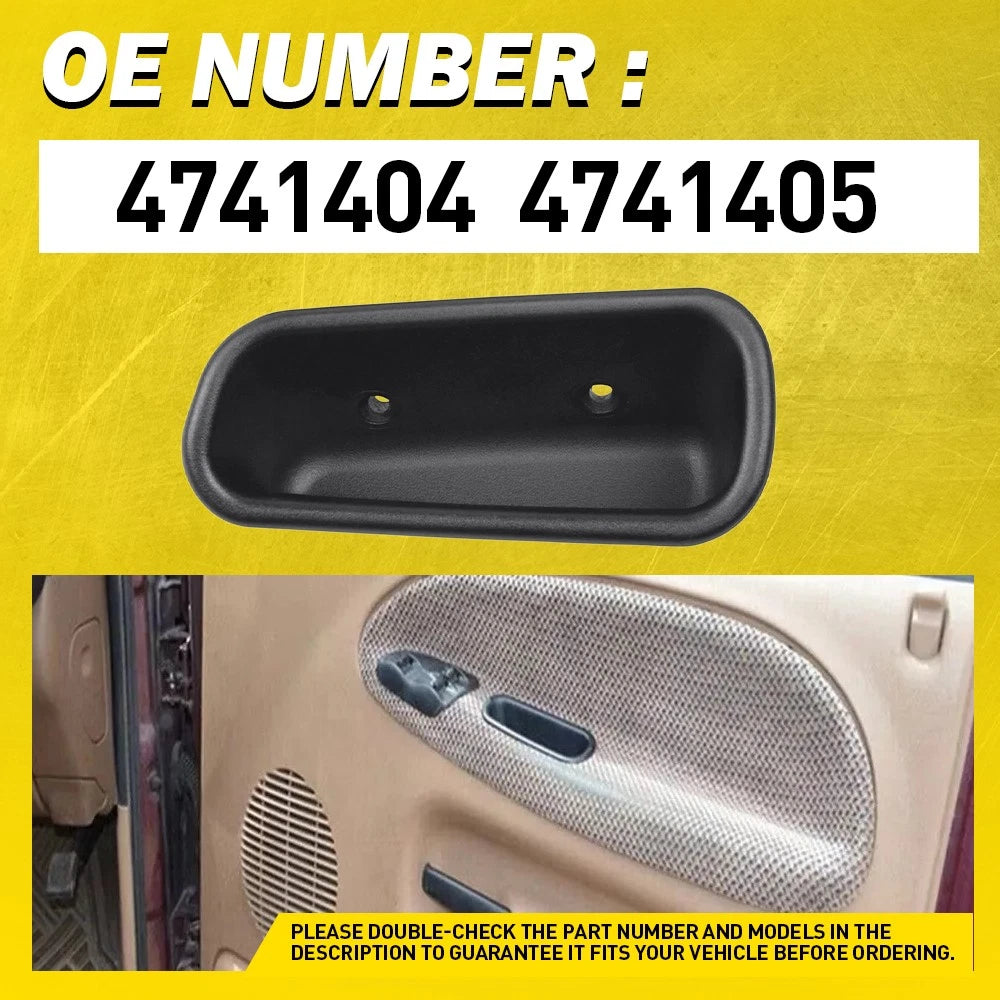2X INSIDE DOOR HANDLE LH+RH FOR 1994 95 96-02 Dodge Ram 1500 2500 3500 4741405 A 6B93BC-57