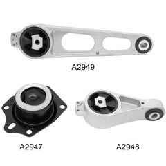 ECCPP 3Pcs Engine Motor Mounts Kit For 2001-2010 Chrysler PT Cruiser 2.4L AT ECCPP
