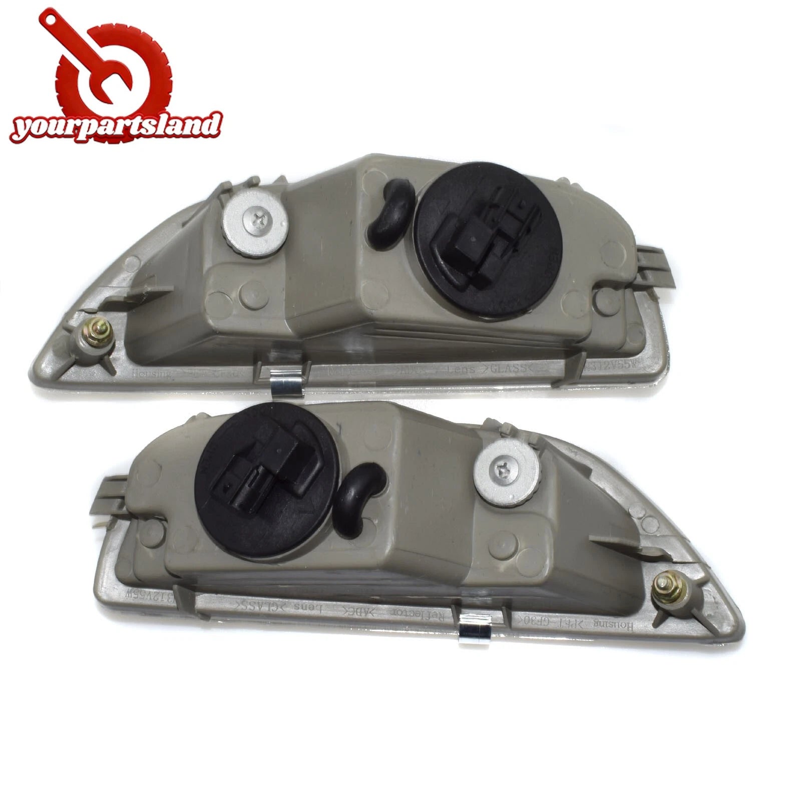 2pcs LH RH Front Fog Driving Lamp Light Clear Lens For Toyota Corolla 2001 2002 6B93BC-57