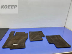 2017 - 2019 MERCEDES GLS550 OEM INTERIOR FLOOR MAT SET (3) | BROWN DESIGNO (954) 6B93BC-57