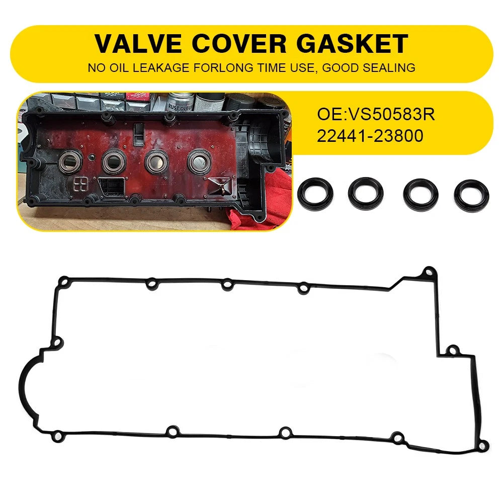 Valve Cover Gasket for 03-12 Hyundai Elantra Tucson Kia Soul Spectra Sportage EA 6B93BC-57