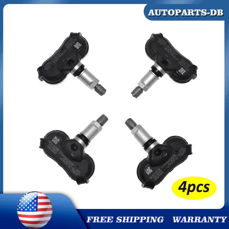 4pc Tire Pressure Sensor TPMS For Hyundai Accent Genesis Sonata Kia Rio Spectra 6B93BC-57