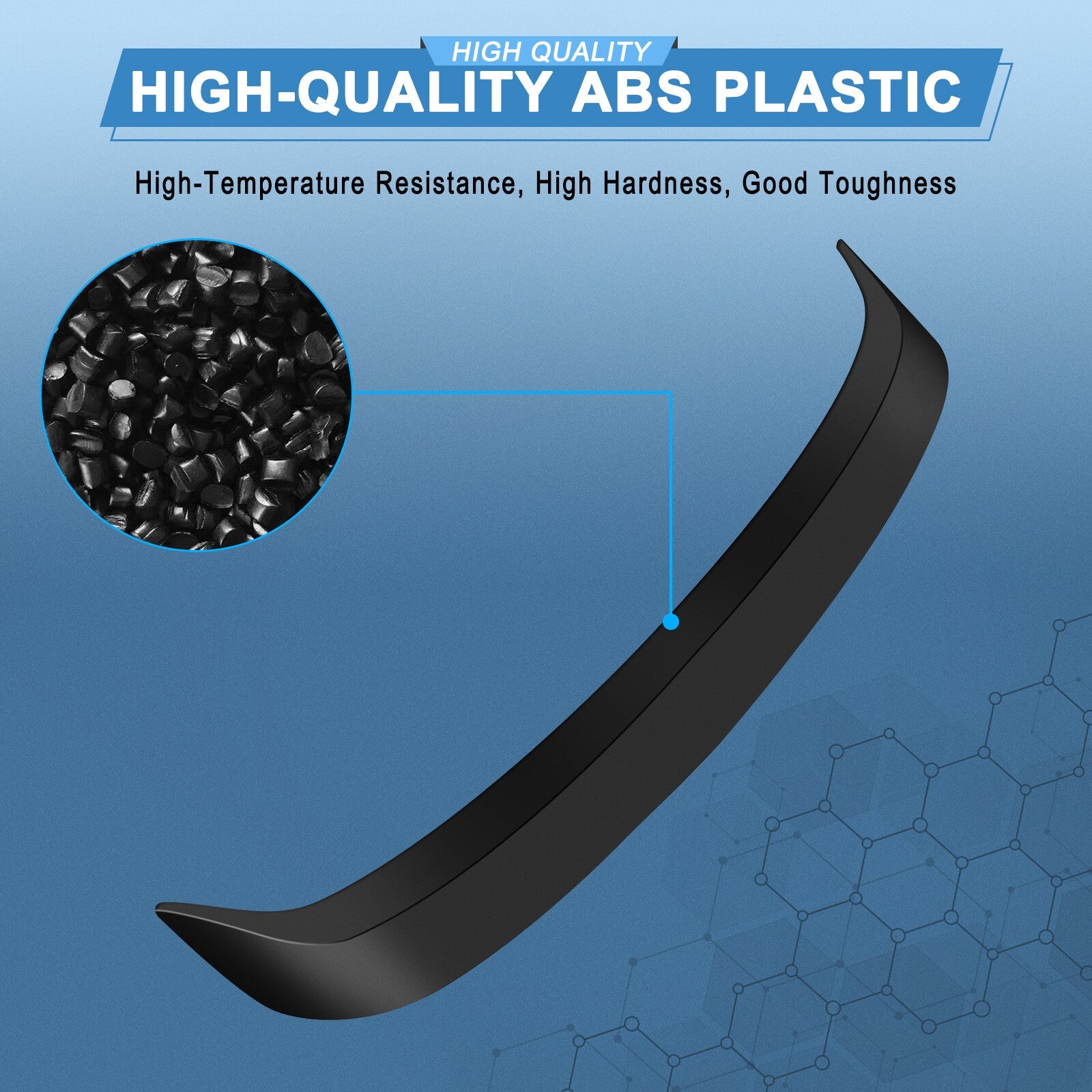 For 2013-2015 Nissan Altima Sedan Black Trunk ABS Plastic 6B93BC-57