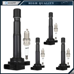 4 Pcs For 2004-2008 Acura TSX 2.4L Ignition Coil and 4 Spark Plugs