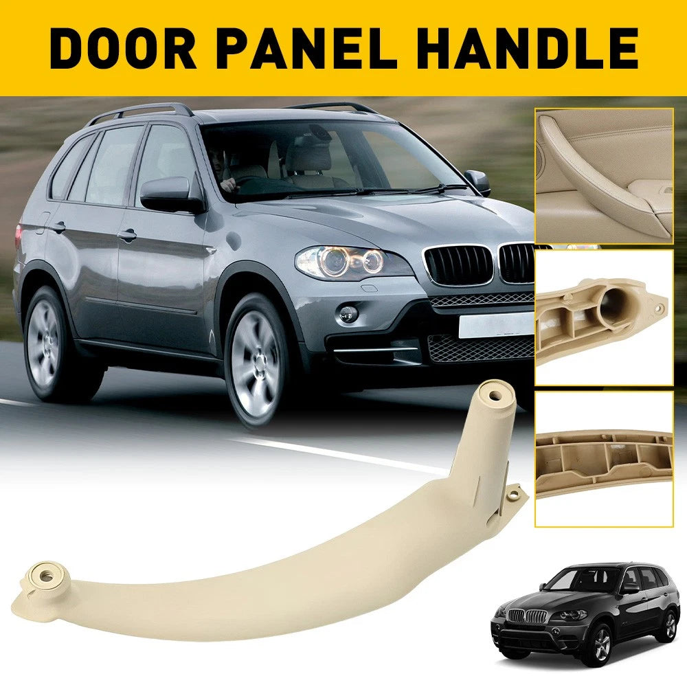 FOR 2007-2013 BMW E70 X5 SAV BEIGE RIGHT INNER DOOR PANEL HANDLE PULL TRIM COVER 6B93BC-57