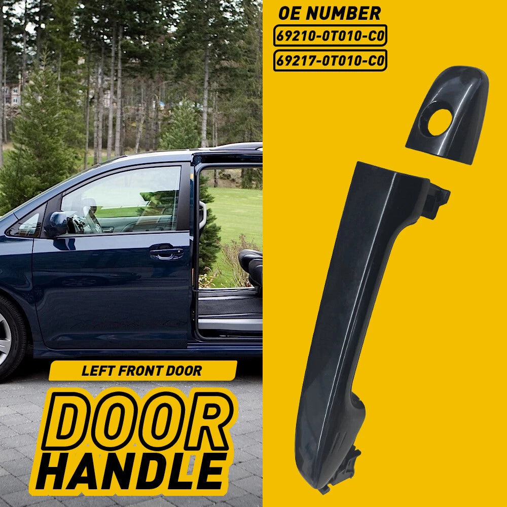 Door Handle Driver Front Exterior Side For 2011-16 Toyota Sienna 69210-0T010-C0 6B93BC-57