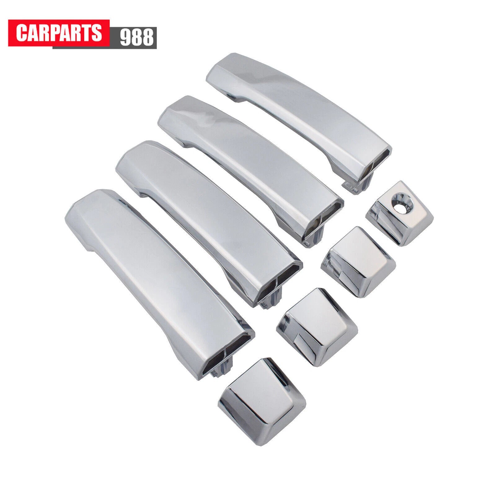 Outer Door Handles Chrome Front Rear For Nissan Titan Armada QX56 80640ZC00A 6B93BC-57