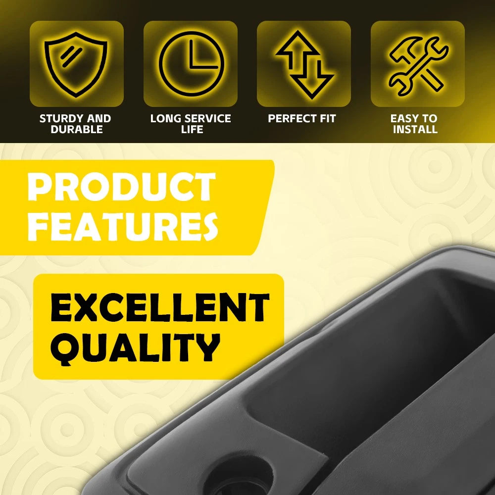 Tailgate Handle w/ Camera Hole for Black 2014-2015 Silverado Sierra 1500 2500 EA 6B93BC-57