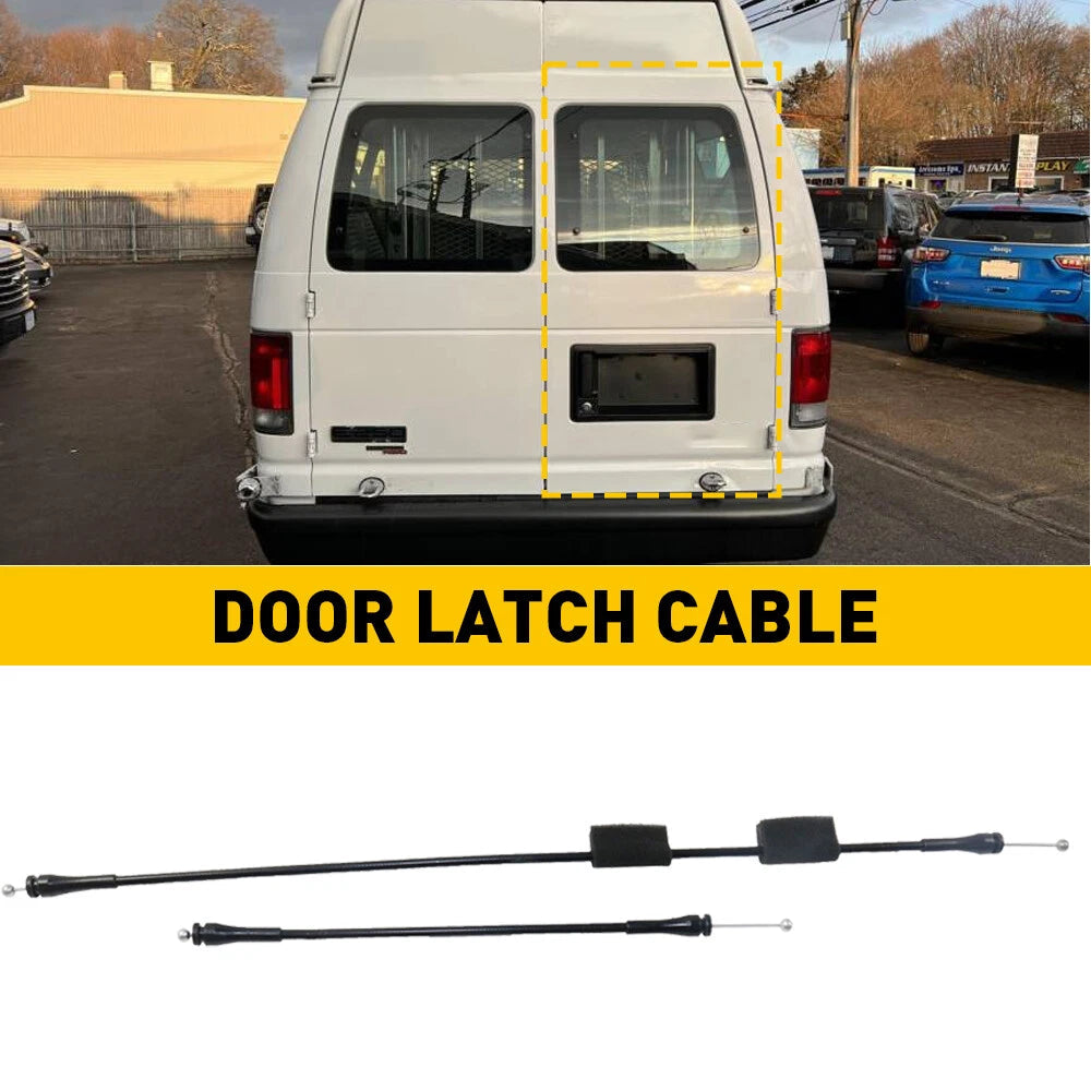 Door Latch Cables Rear Passenger Side For E150 Van E250 E350 E Series 924-351 EA 6B93BC-57