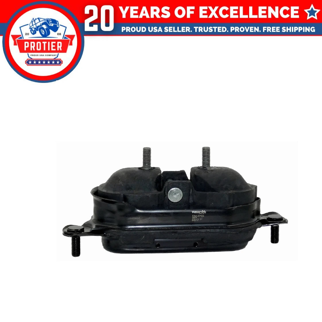 Motor & Trans Mount Set 2PCS for 1997 - 2004 Buick Regal 3.8L for Auto Trans 6B93BC-57