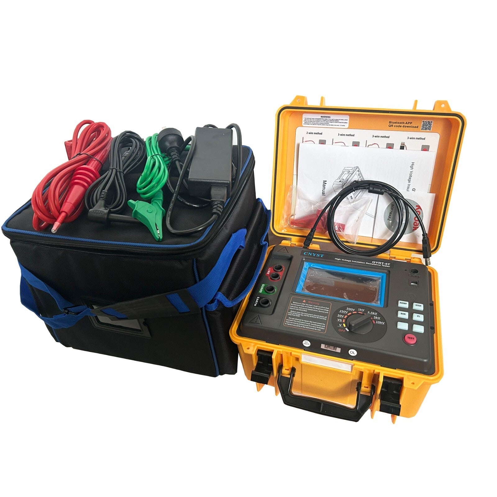 Digital High Voltage Insulation Tester Meter 10Kv For Electrical Equipment 6B93BC-57