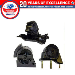 Fits 1993-1997 Toyota Corolla 1.8L AUTO Trans Motor & Trans Mount Set 3PCS : 6B93BC-57