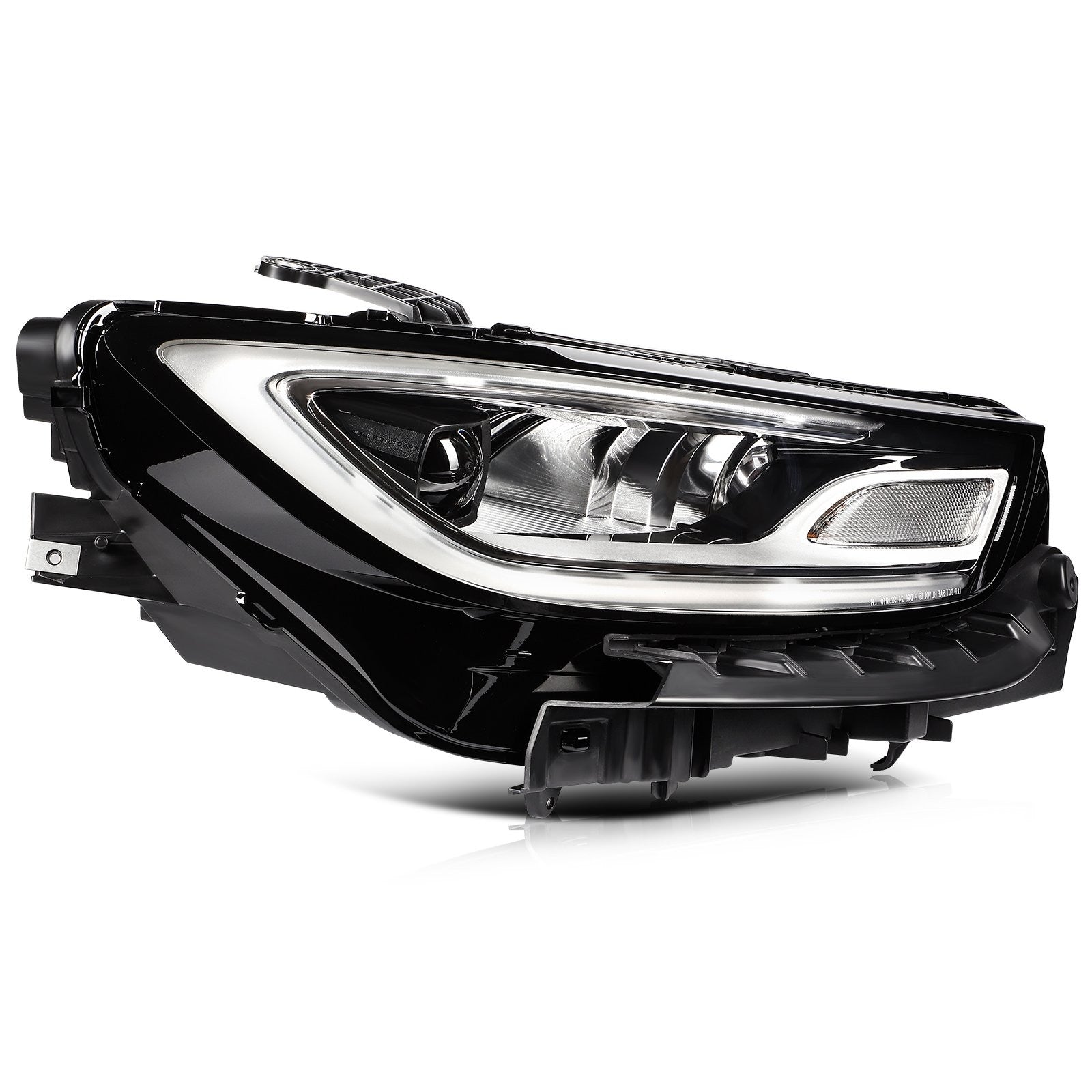 ECCPP LED Headlight For Chrysler Pacifica 3.6L 2021-2024 PassengerSide Black 6B93BC-57