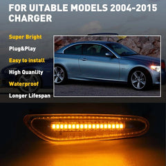 LED Front Fender Side Marker Lights Assembly For BMW E90 E82 E92 E46 E83 E60 EOA 6B93BC-57
