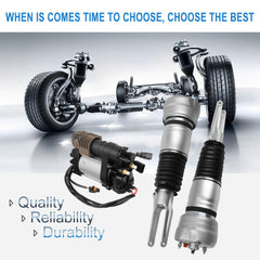 3PCS Front Air Suspension Shock Compressor For Porsche Panamera 970 G1 2010-2013 6B93BC-57