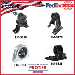 Engine Motor & Trans Mount Set for 2002-2007 Mitsubishi Lancer 2.0L Auto Trans. 6B93BC-57