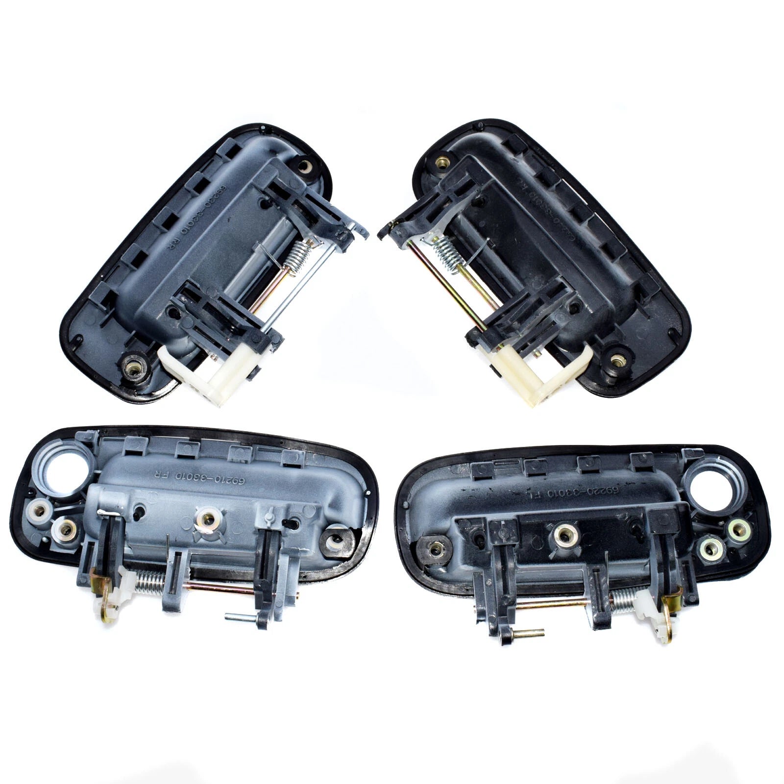 White Outside Door Handle Front / Rear Left / Right For Toyota Camry 1992-1996 6B93BC-57