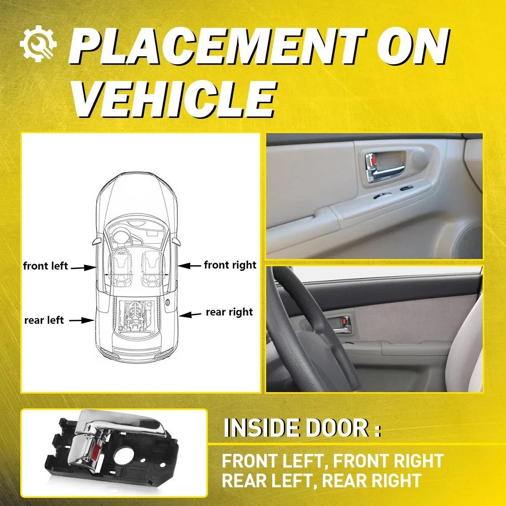 Interior Door Handle Inside Left Right For 04-09 KIA Spectra/05-09 Spectra5 EOA 6B93BC-57