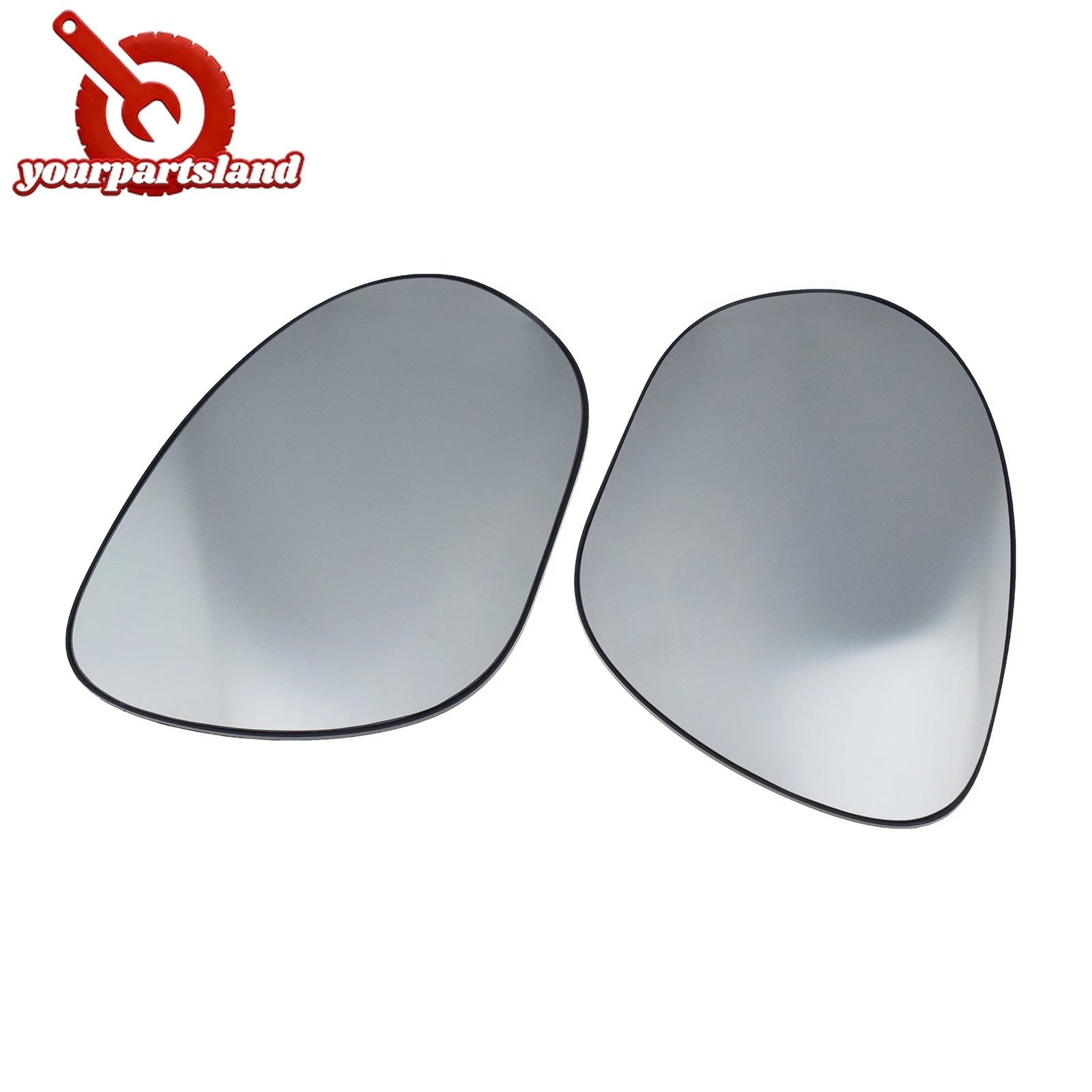 LH RH Mirror Glass Heated w/ Backing 2PCS for 2009-2014 Nissan Cube 963661KA1A 6B93BC-57
