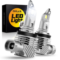 OXILAM H11 H9 LED Headlight Bulbs Low Beam Super Bright 6000K White Fanless OXILAM