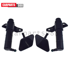 4Pcs Left Right Headlight Washer Spray Nozzle + Cover For Kia Sportage 3 2011-16 6B93BC-57