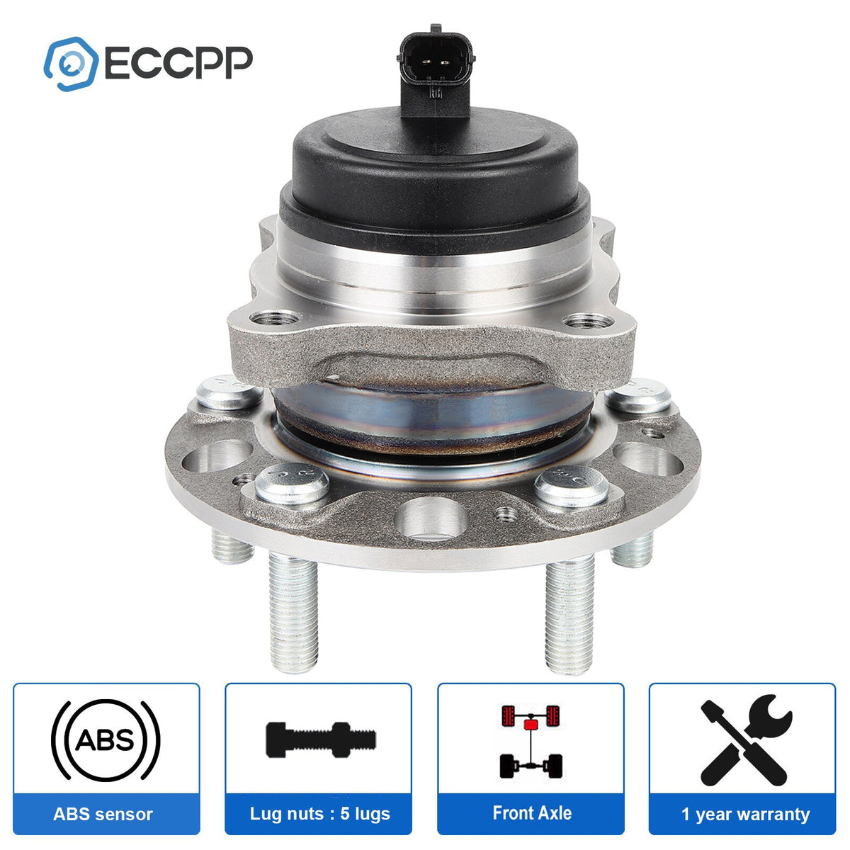 1Pc Wheel Hub Bearing Front RWD For Hyundai Genesis 2009-2014 Equus 2011-2016 6B93BC-57