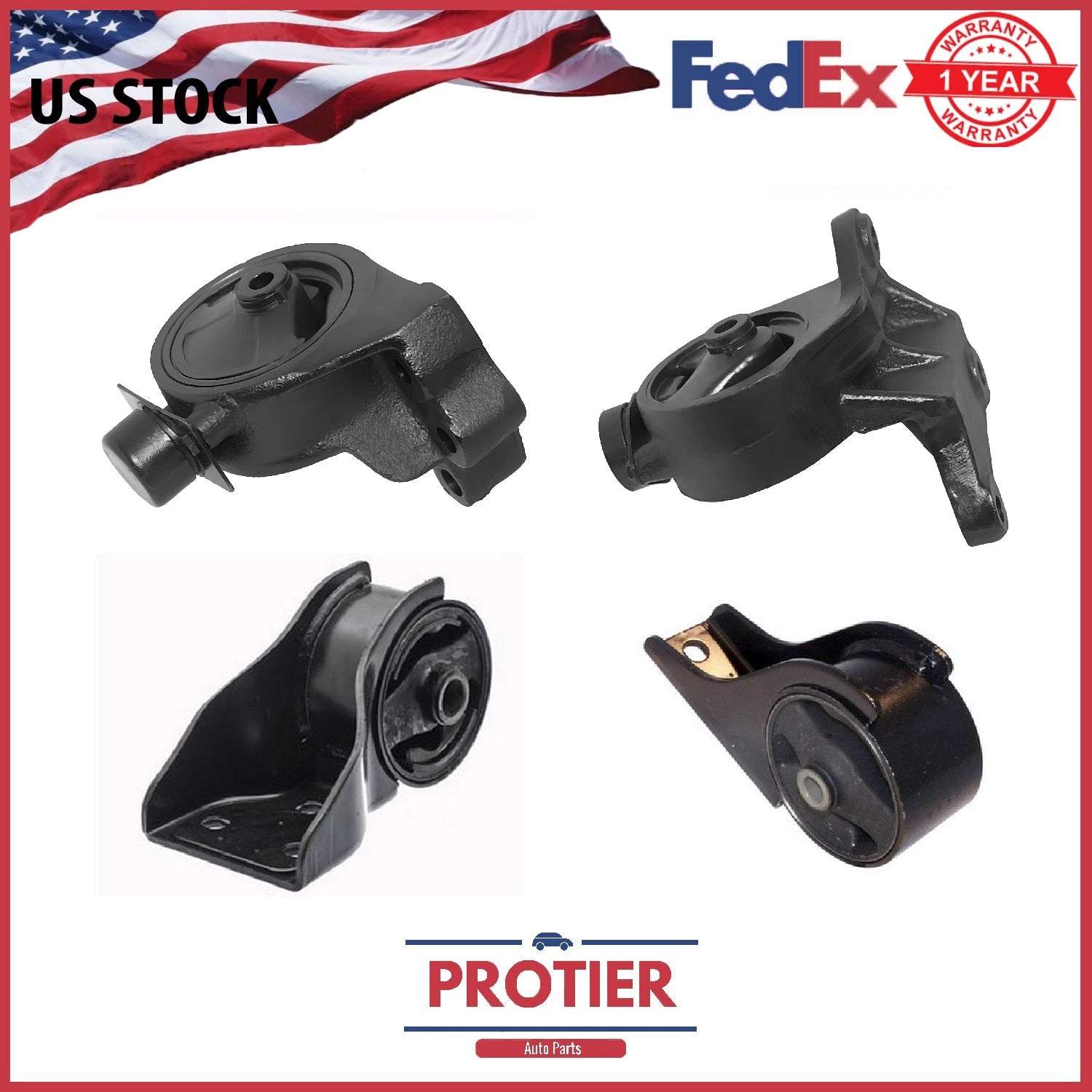 ENGINE MOTOR MOUNT SET for 2002-2005 KIA SEDONA 3.5L 6B93BC-57