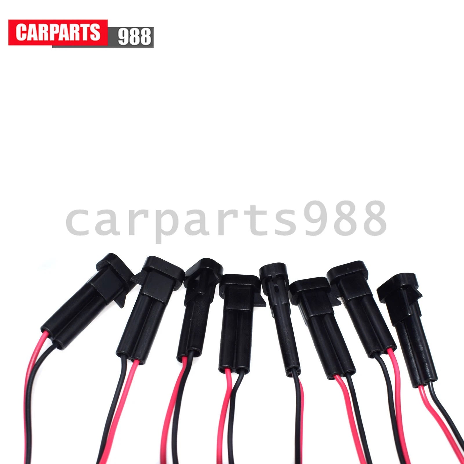 8Pcs LQ4 LQ9 4.8 5.3 6.0 Wire Harness to LS2 LS3 LS7 EV6 Injector Adapters Kit 6B93BC-57