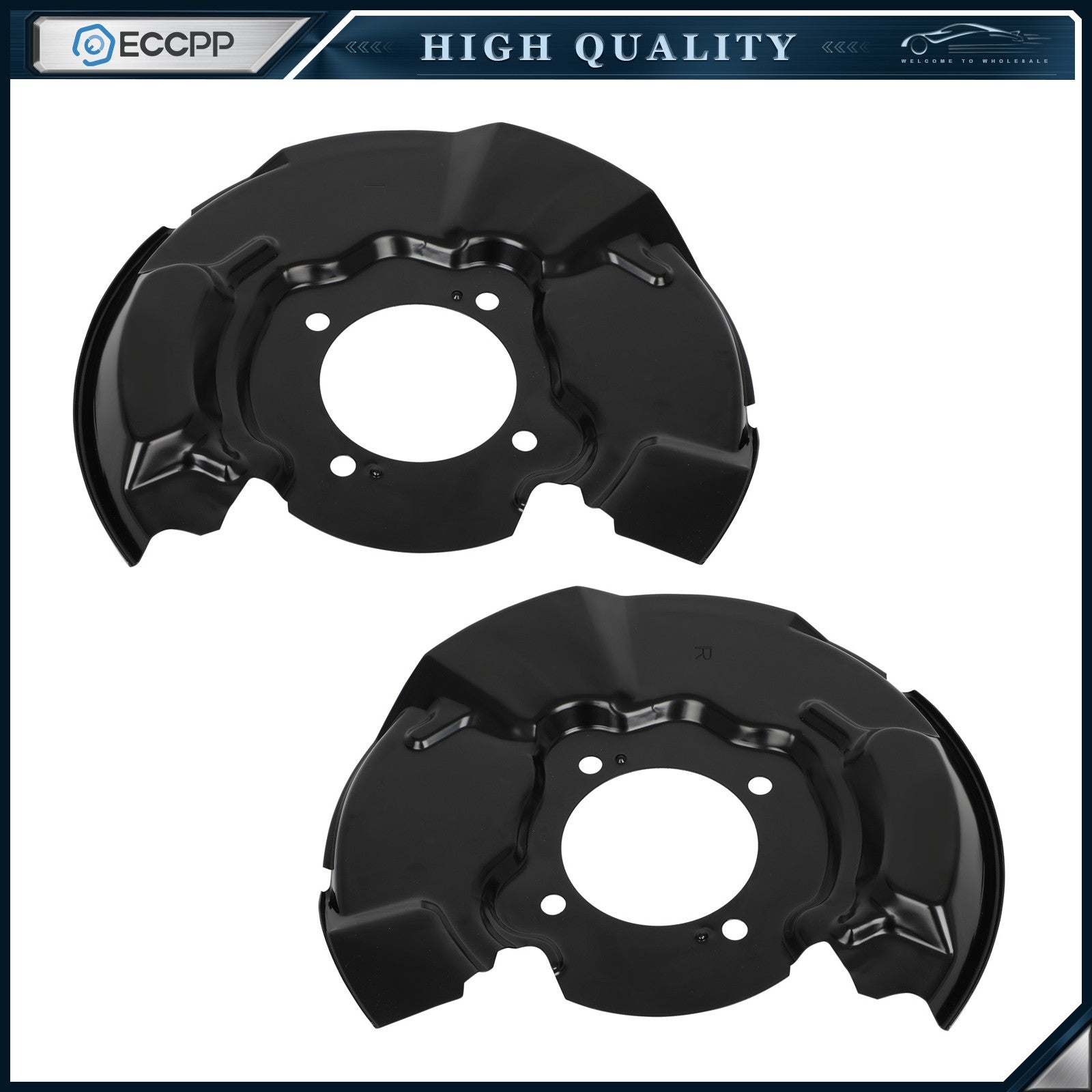 Front LH&RH Brake Dust Shields Steel for Toyota FJ Cruiser 4Runner 4WD 4.0L 2PCS 6B93BC-57