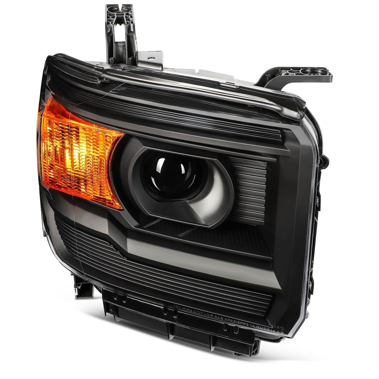 Pair Kit LED Headlights For 2015-2019 2500HD 3500HD 2014-2015 GMC Sierra 1500 6B93BC-57