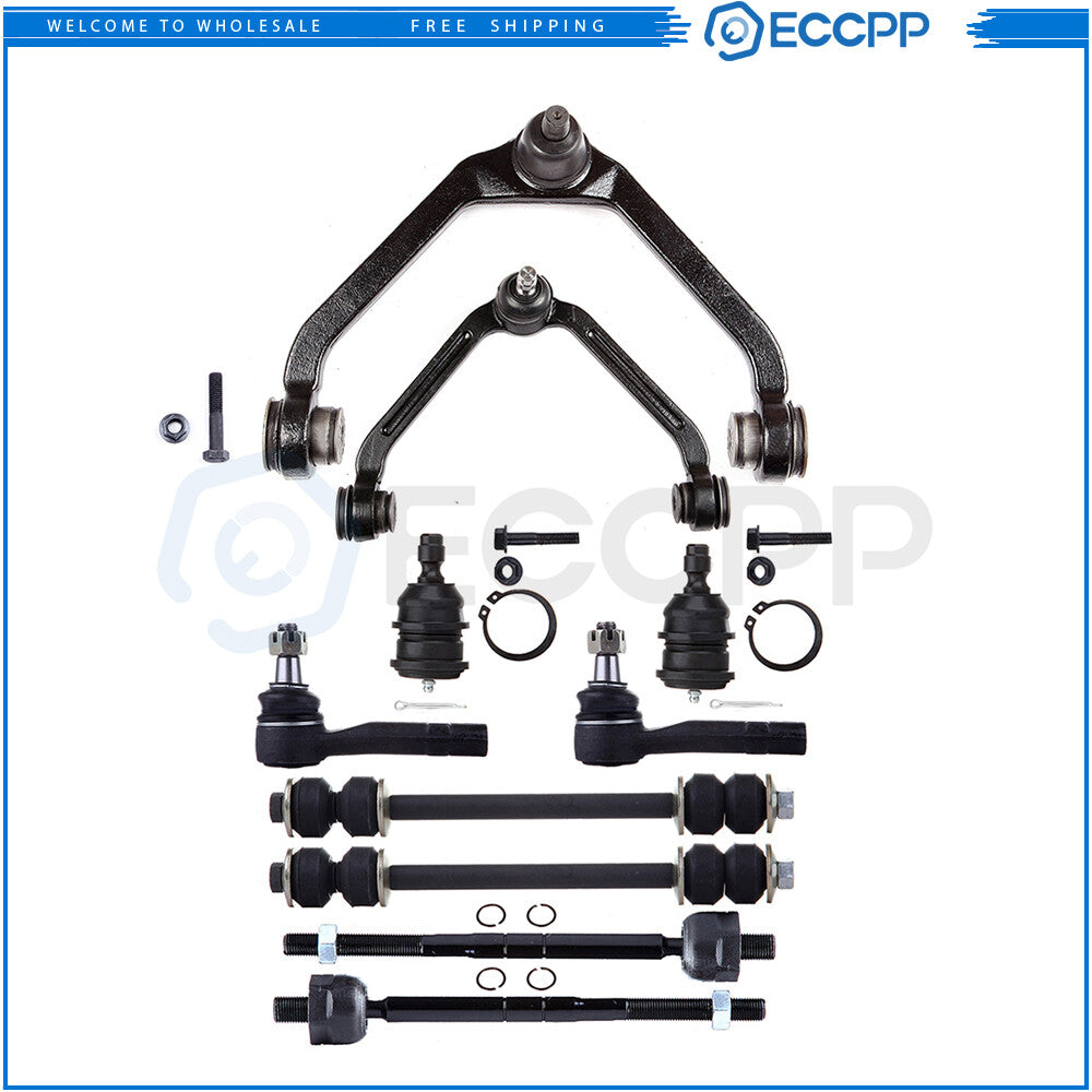 Front Upper Control Arm Ball Joint Tie Rod End Suspension For 1995-2005 Explorer 6B93BC-57
