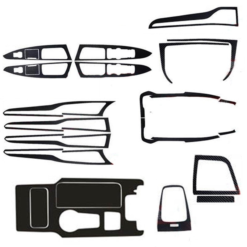 Interior Center Console 5D Carbon Fiber Molding Sticker For Ford Fusion 17-